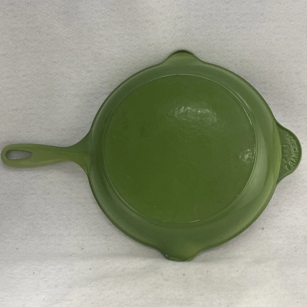 Le Creuset Signature Enameled Cast Iron Grill Pan Kiwi Green 26 France 10